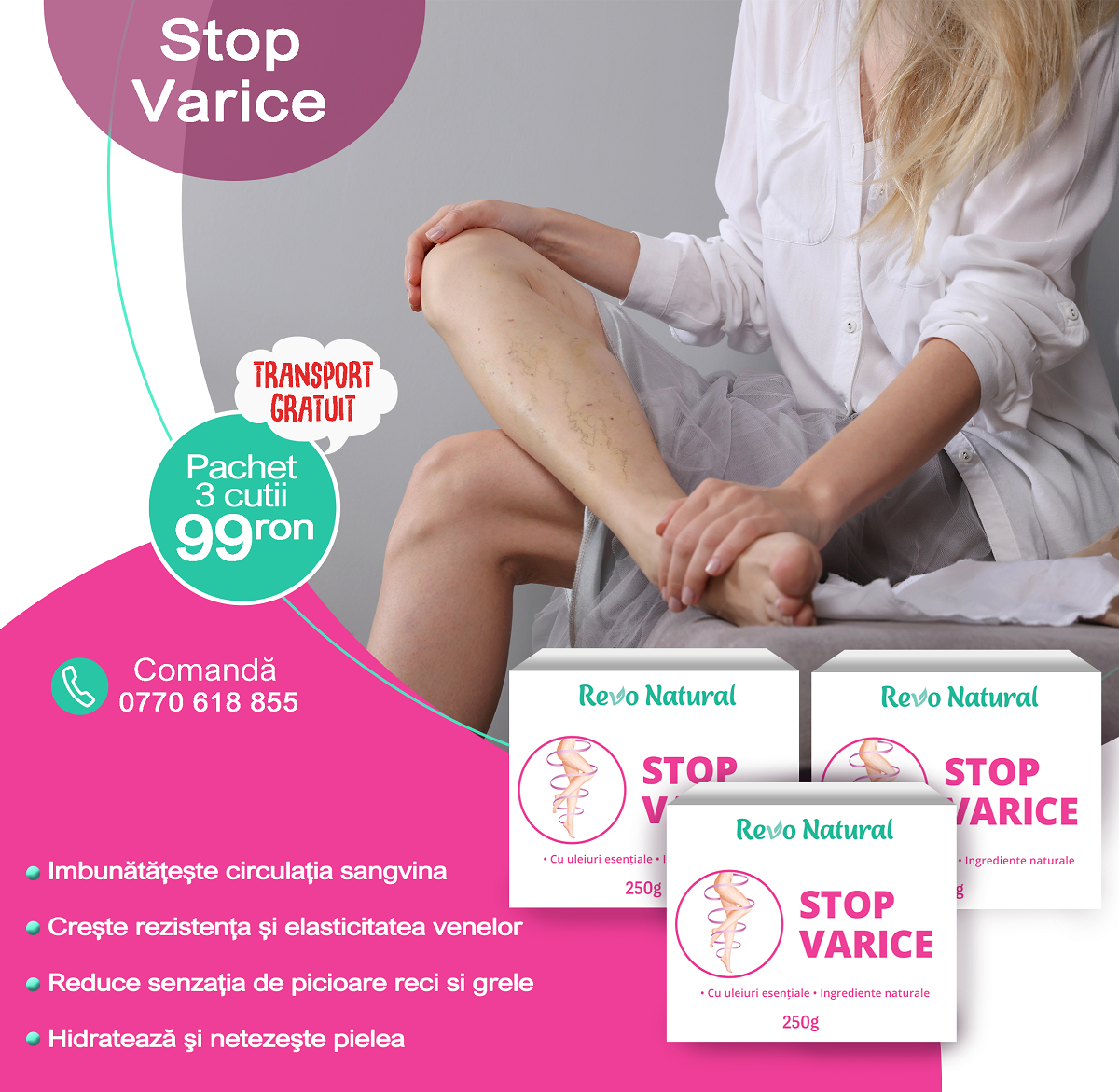stop varice revo natural