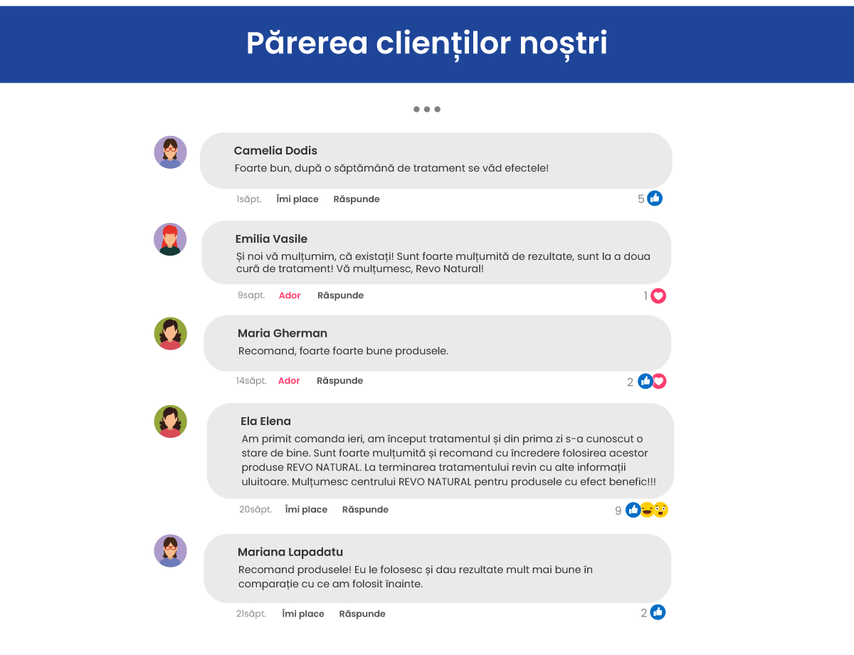 Comentarii Facebook Revo Natural